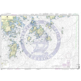 NOAA Nautical Chart 13313: Approaches to Blue Hill Bay
